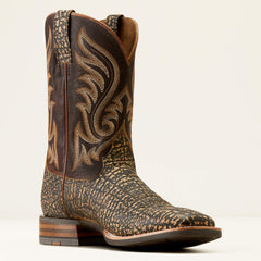 Cattle Call Wide Square Toe Cowboy Boot - Men