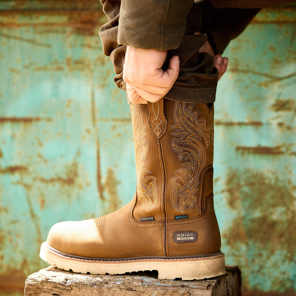 Activator Argo Waterproof Round Toe Composite Toe Work Boot - Men