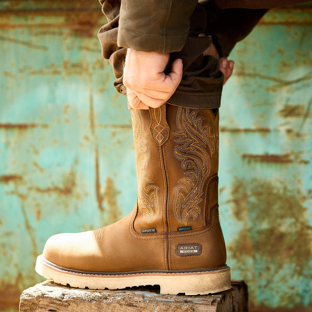 Logger Shock Shield Waterproof Work Boot - Men