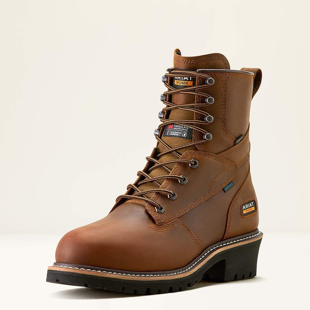 Logger Shock Shield Waterproof Insulated Work Boot - Men