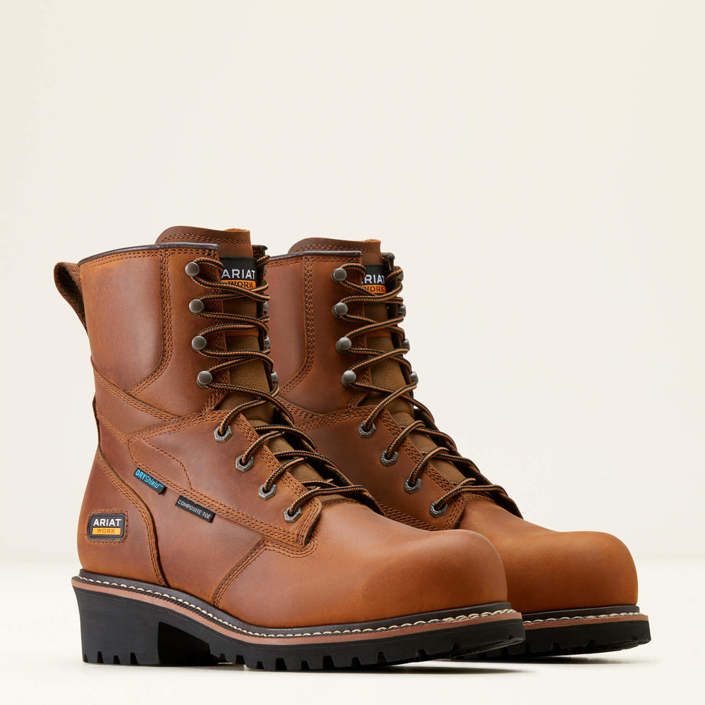 Logger Shock Shield Waterproof Composite Toe Work Boot - Men