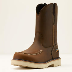 Rebar Lift Pull On Moc Toe Work Boot - Men