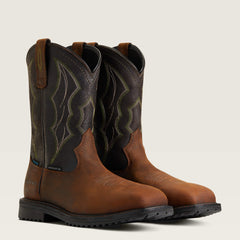 RigTek Wide Square Toe Waterproof Composite Toe Work Boot - Men