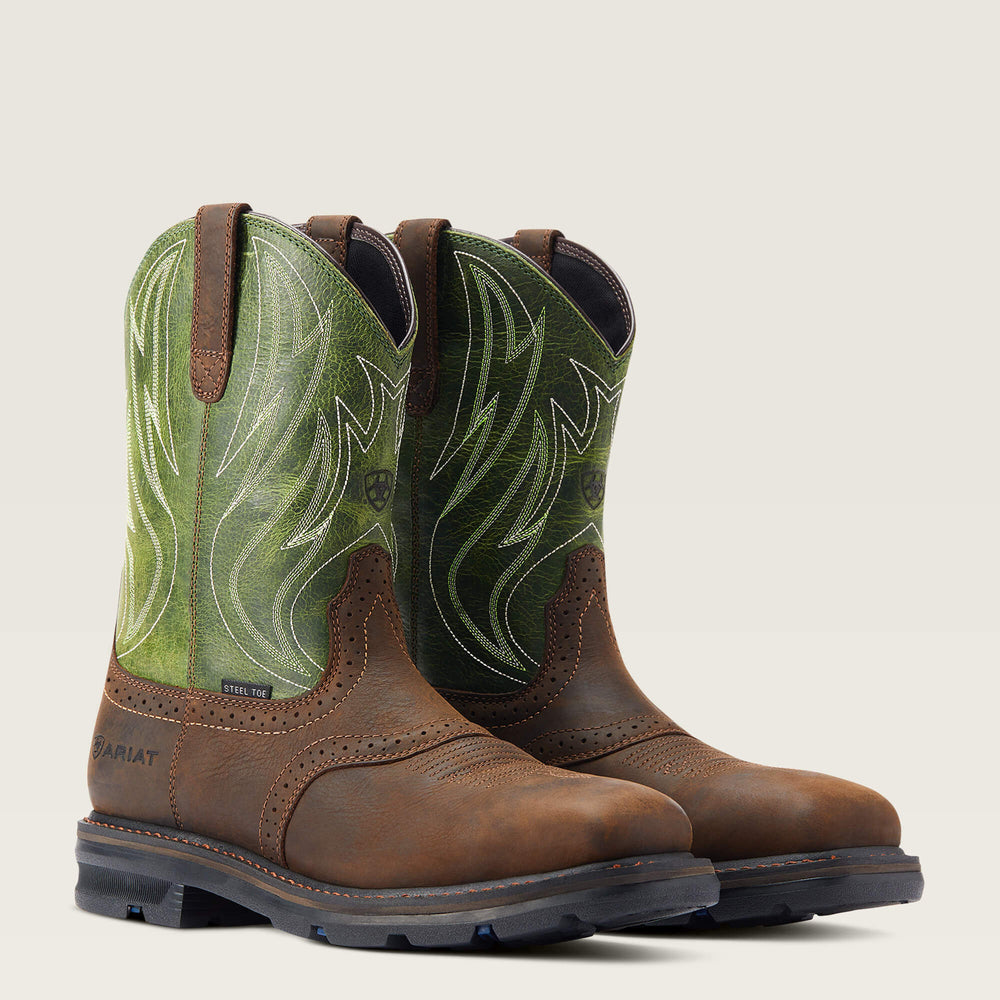 Sierra Shock Shield Steel Toe Work Boot - Men