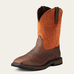 Groundbreaker Wide Square Toe Steel Toe Work Boot - Men