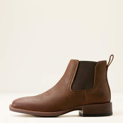 Booker Chelsea Wide Square Toe Western Boot - Men