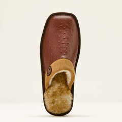 Silversmith Square Toe Exotic Slipper - Men