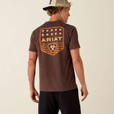 Ariat Stripe Patriotic Badge T-Shirt - Men