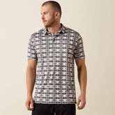 All Over Print Fitted Polo - Men