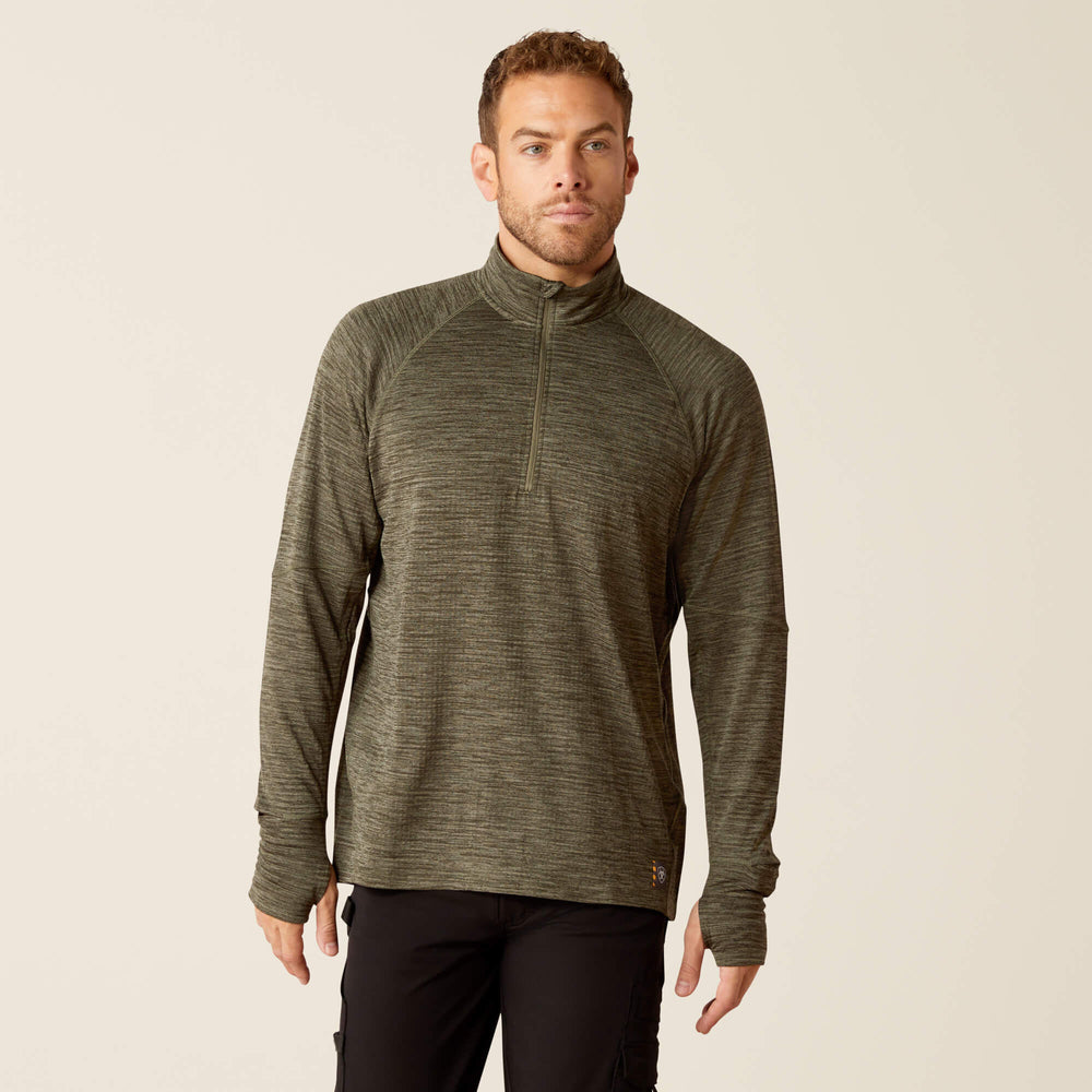 Rebar Gridwork Baselayer 1/4 Zip T-Shirt - Men