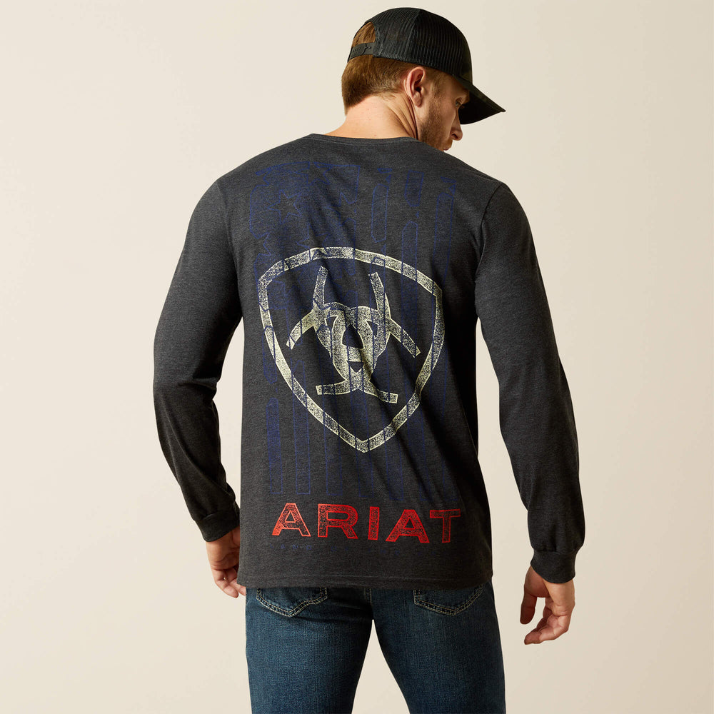 Ariat Stamped Freedom Classic Fit Long Sleeve T-Shirt - Men