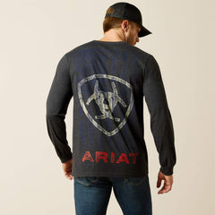 Ariat Stamped Freedom Classic Fit Long Sleeve T-Shirt - Men