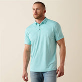 Jacquard Printed Fitted Polo - Men