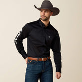 Team Logo Twill Fitted Shirt - Men