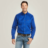 Solid Twill Fitted Shirt - Men