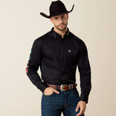 Team Logo Twill Fitted Shirt - Men