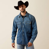Sawtooth Denim Retro Fit Shirt - Men|Trends