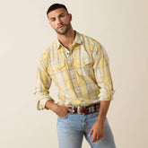 Retro Hux Fitted Snap Shirt - Men