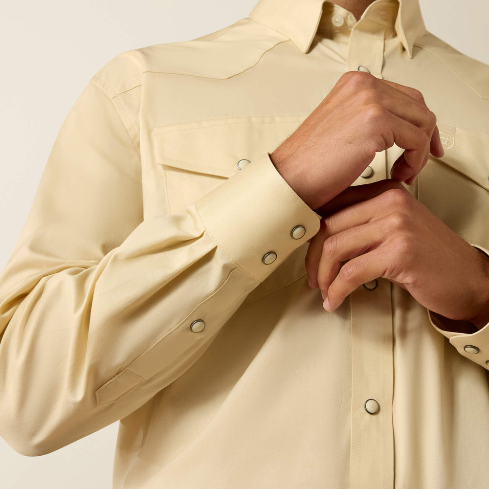 Lightweight Twill Classic Fit Snap Shirt - Men