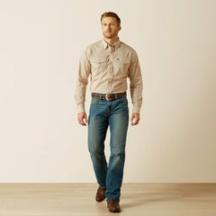 Wrinkle Free Eddie Fitted Shirt - Men