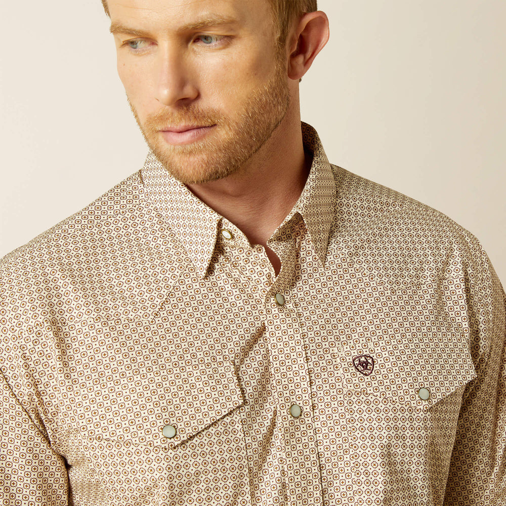Wrinkle Free Eddie Fitted Shirt - Men