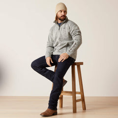 Caldwell Logo 1/4 Zip Sweater - Men