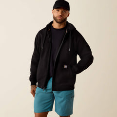 Rebar Lightweight Label Full Zip Hoodie - Men