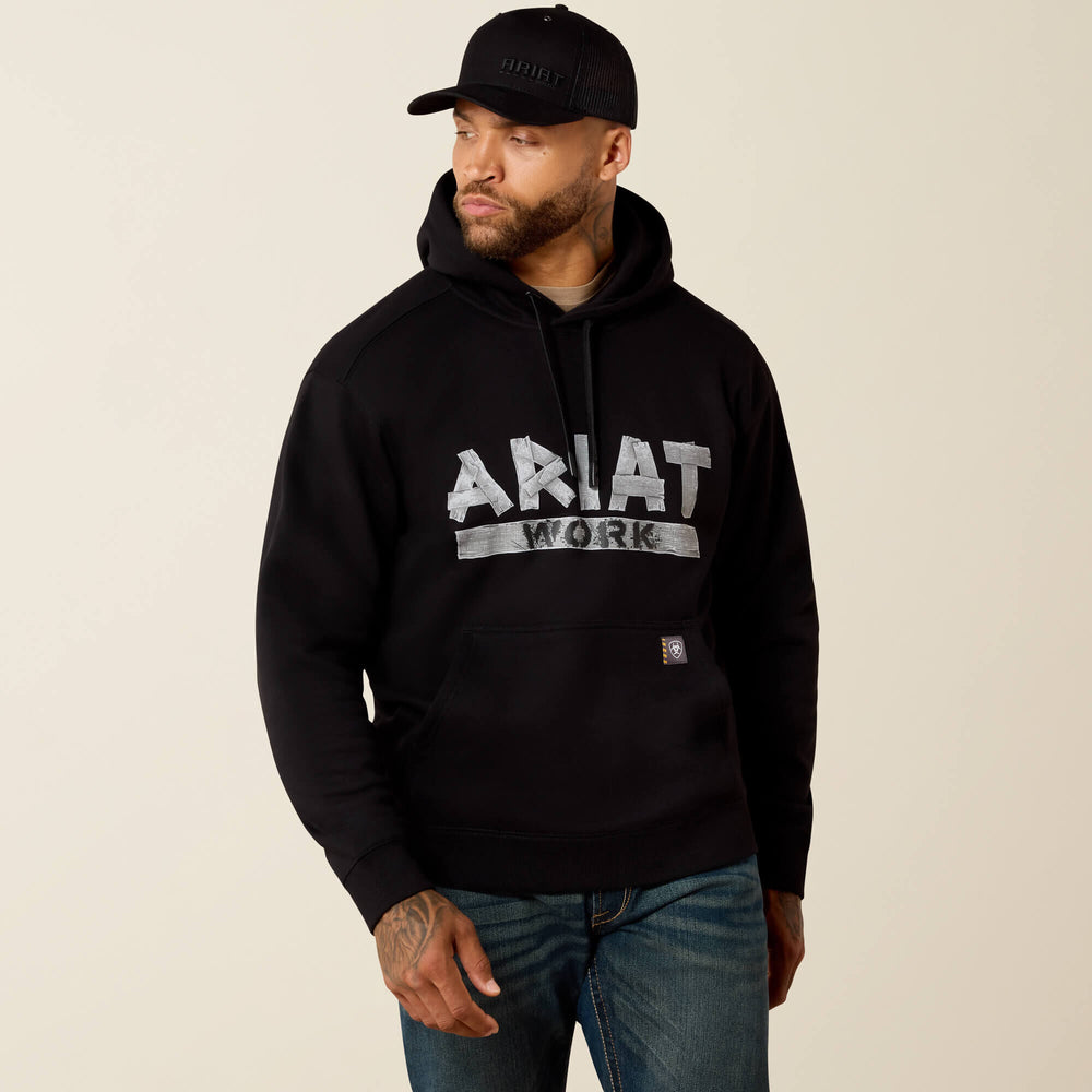 Rebar Lightweight Duct Logo Hoodie - Men