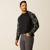 FR AC Stretch Camo Baseball T-Shirt - Men