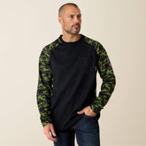 FR AC Stretch Camo Baseball T-Shirt - Men