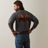 FR Air Refinery Row Graphic Henley Top - Men