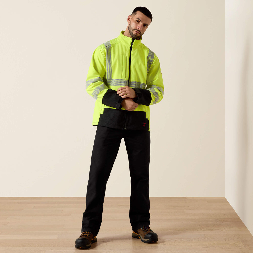 FR Vernon Hi-Vis Softshell Jacket - Men