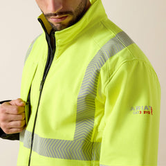 FR Vernon Hi-Vis Softshell Jacket - Men