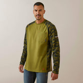 FR AC Stretch Camo Baseball T-Shirt - Men
