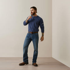 FR Air Refinery Row Graphic Henley Top - Men