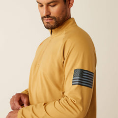 FR Combat Stretch Patriot 1/4 Zip Work Shirt - Men