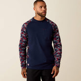 FR AC Stretch Camo Baseball T-Shirt - Men