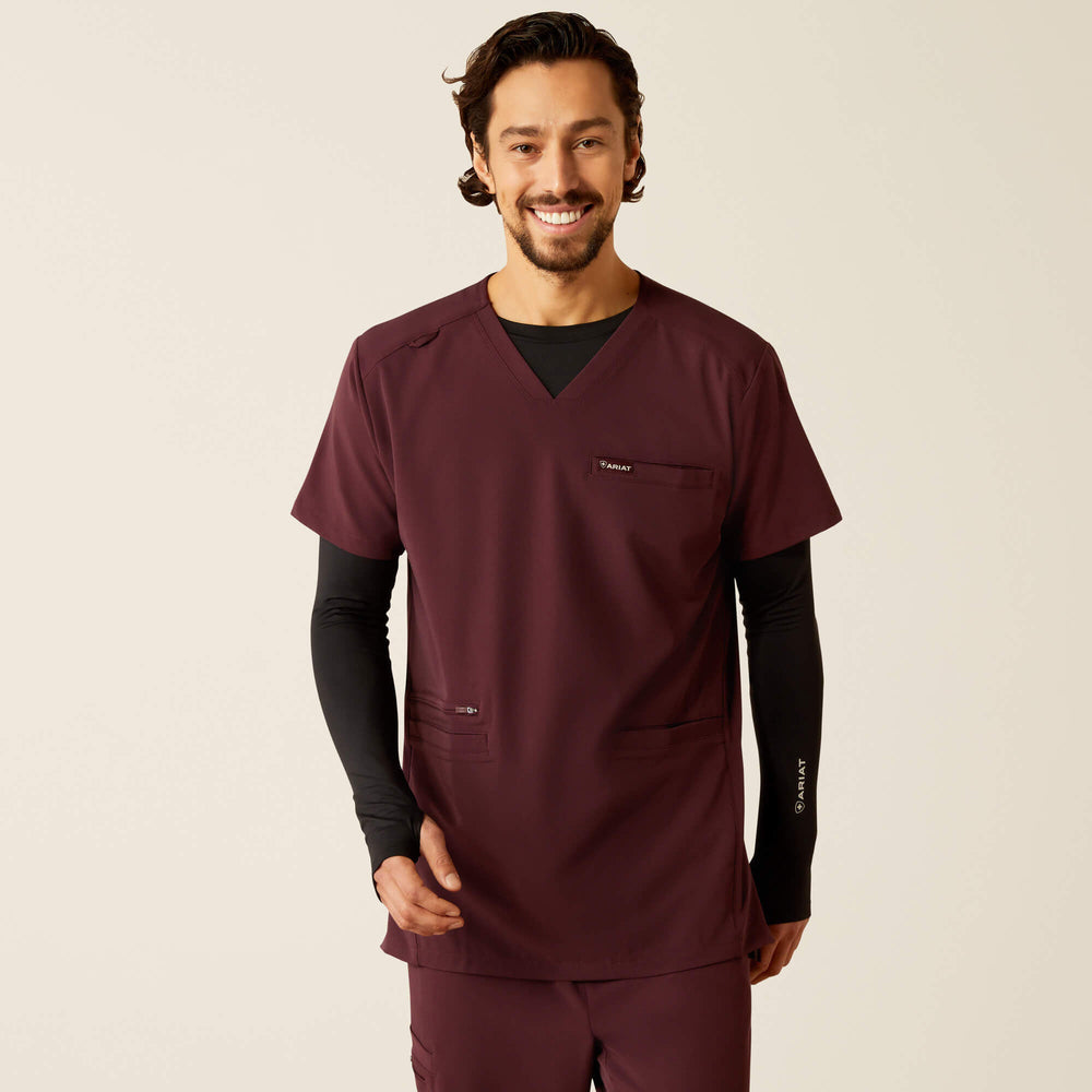 Derham 6 Pocket Scrub Top - Men