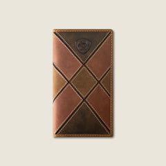 Patchwork Embroidered Logo Rodeo Wallet - Men