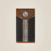 Braided Trim Rodeo Wallet - Men