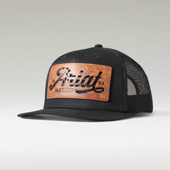 Leather Flag Patch Cap - Men