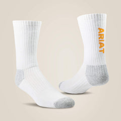 Premium Ringspun Cotton Crew Work Sock 3 Pair Pack - Men|Women