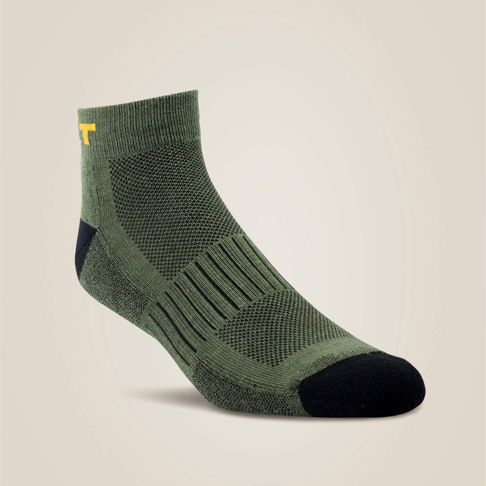 High Performance Quarter Crew Tek Work Sock 3 Pair Pack - Men|Women