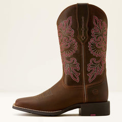 Round Up StretchFit Wide Square Toe Western Boot - Women|Trends