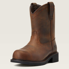 Fatbaby Work Pull-On Steel Toe Work Boot - Women