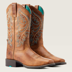 Round Up Back Zip Western Boot - Women