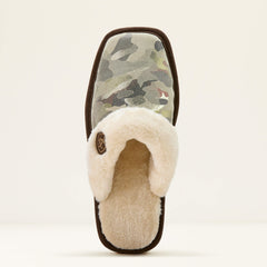 Jackie Square Toe Stack Slipper - Women