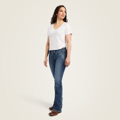R.E.A.L. Mid Rise Raquel Boot Cut Jean - Women