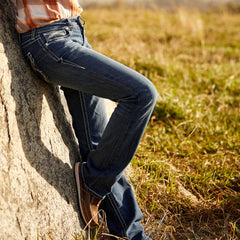 R.E.A.L. Mid Rise Stretch Ivy Stackable Straight Leg Jean - Women|Trends