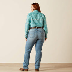 Mid Rise Alessia Straight Leg Jean - Women
